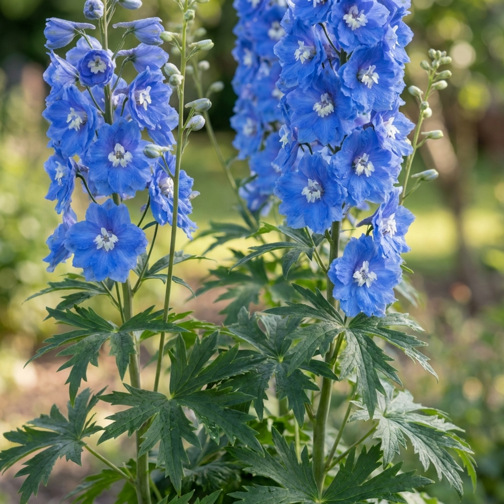 Delphinium ‘Pacific Giants Blue Bird’ — Hardy Perennial, Bee-Friendly, 1L Pot (Set of 3 or 6)