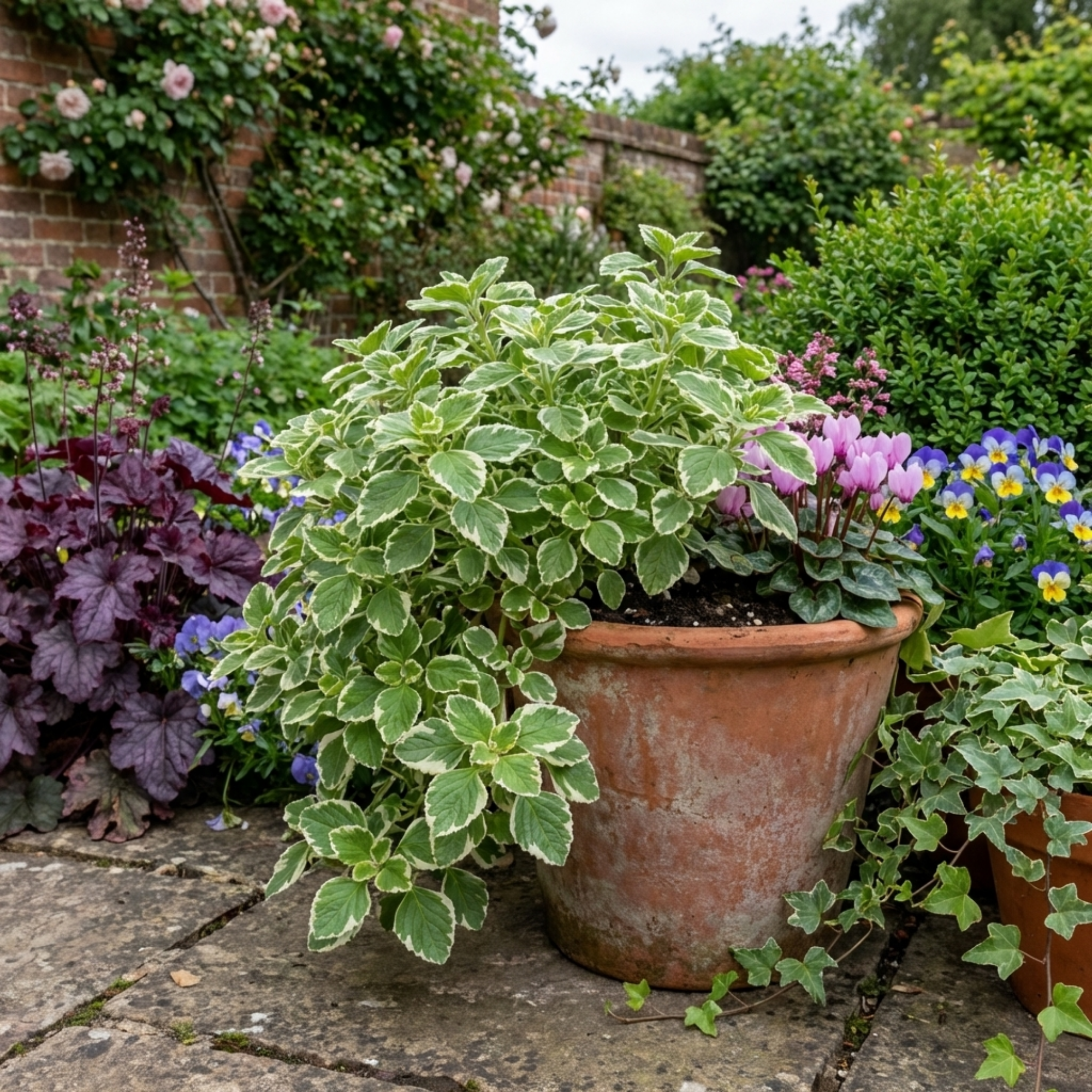 Plectranthus ‘Coleoides’ — Tender Perennial (grown Seasonally Outdoors), 10.5cm Pot (Set of 3 or 6)