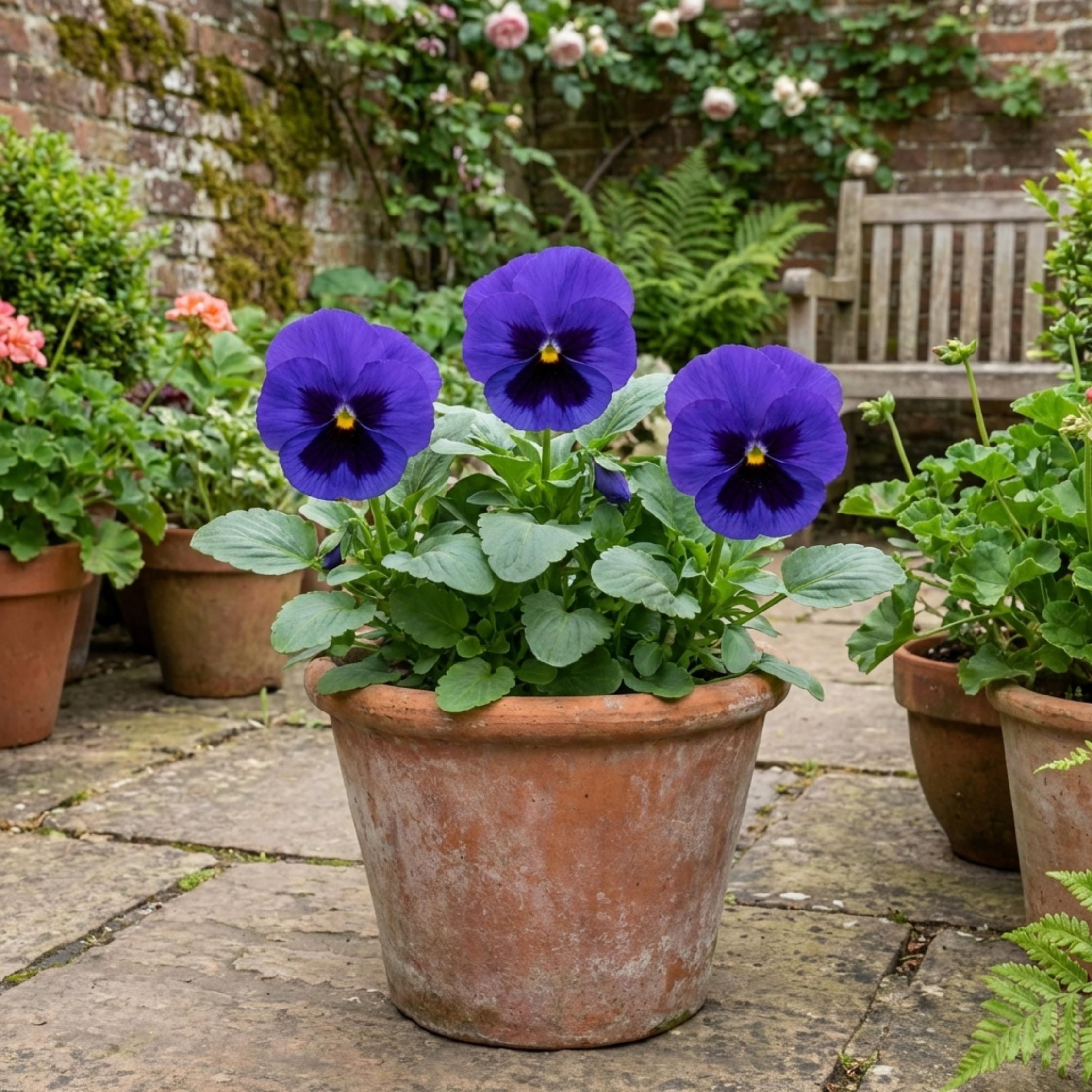 Pansy ‘Delta Pro Marina’ — Hardy Annual / Biennial, Bee-Friendly, 3L Pot