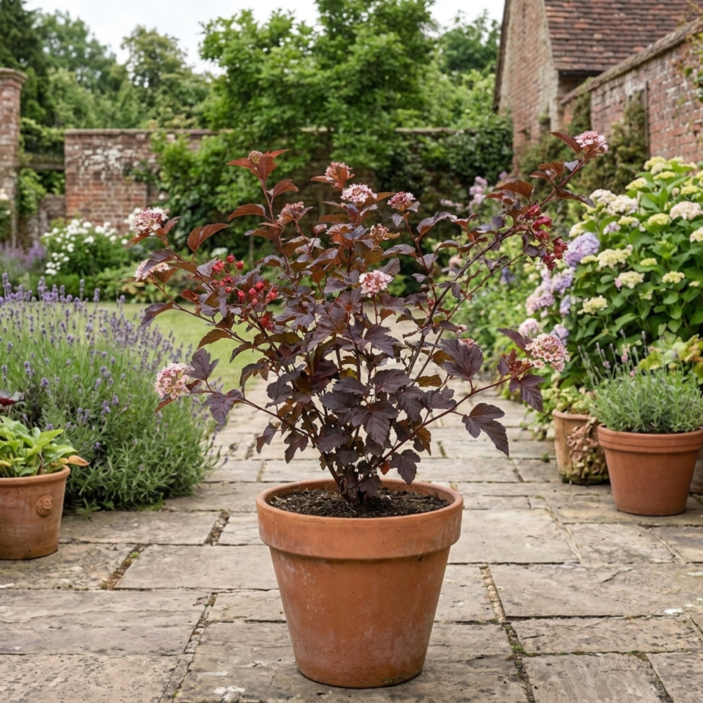 Physocarpus ‘Lady in Red’ — Deciduous Shrub, Bee-Friendly, 3L Pot