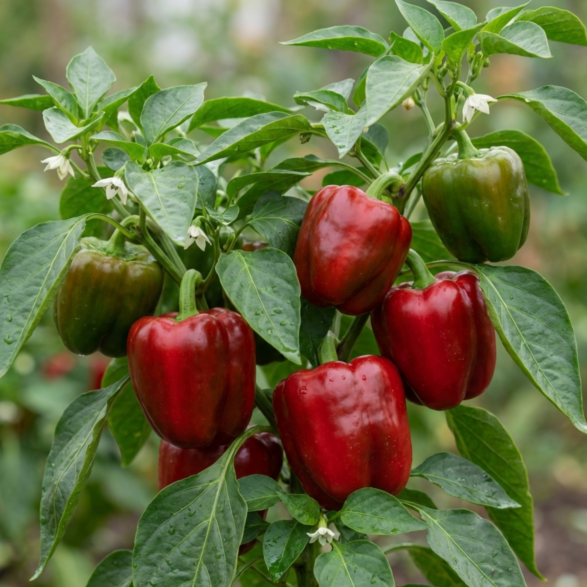 Sweet Pepper 'Red King' — Edible Annual, 10.5cm Pot (Set of 6)