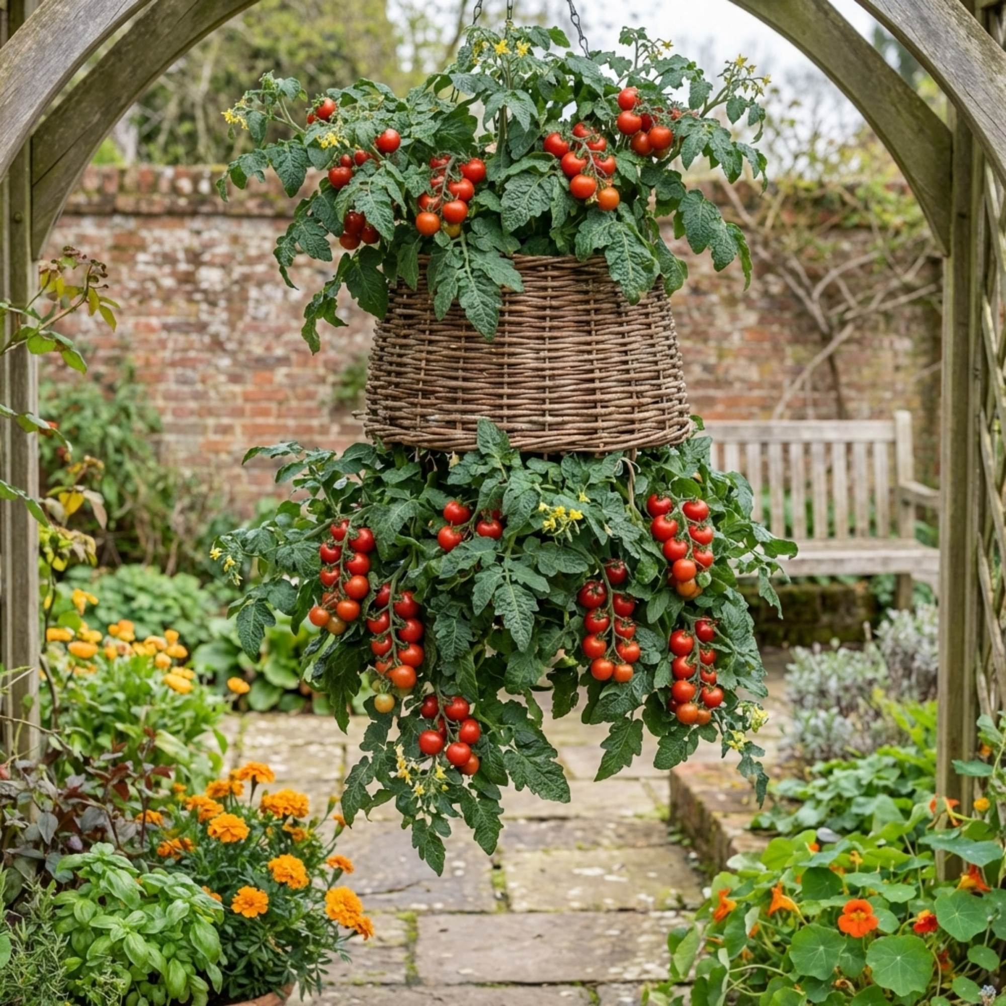 Tomato ‘Tumbling Tom’ — Fruit Plant / Tender Annual, 10.5cm Pot (Set of 3 or 6)