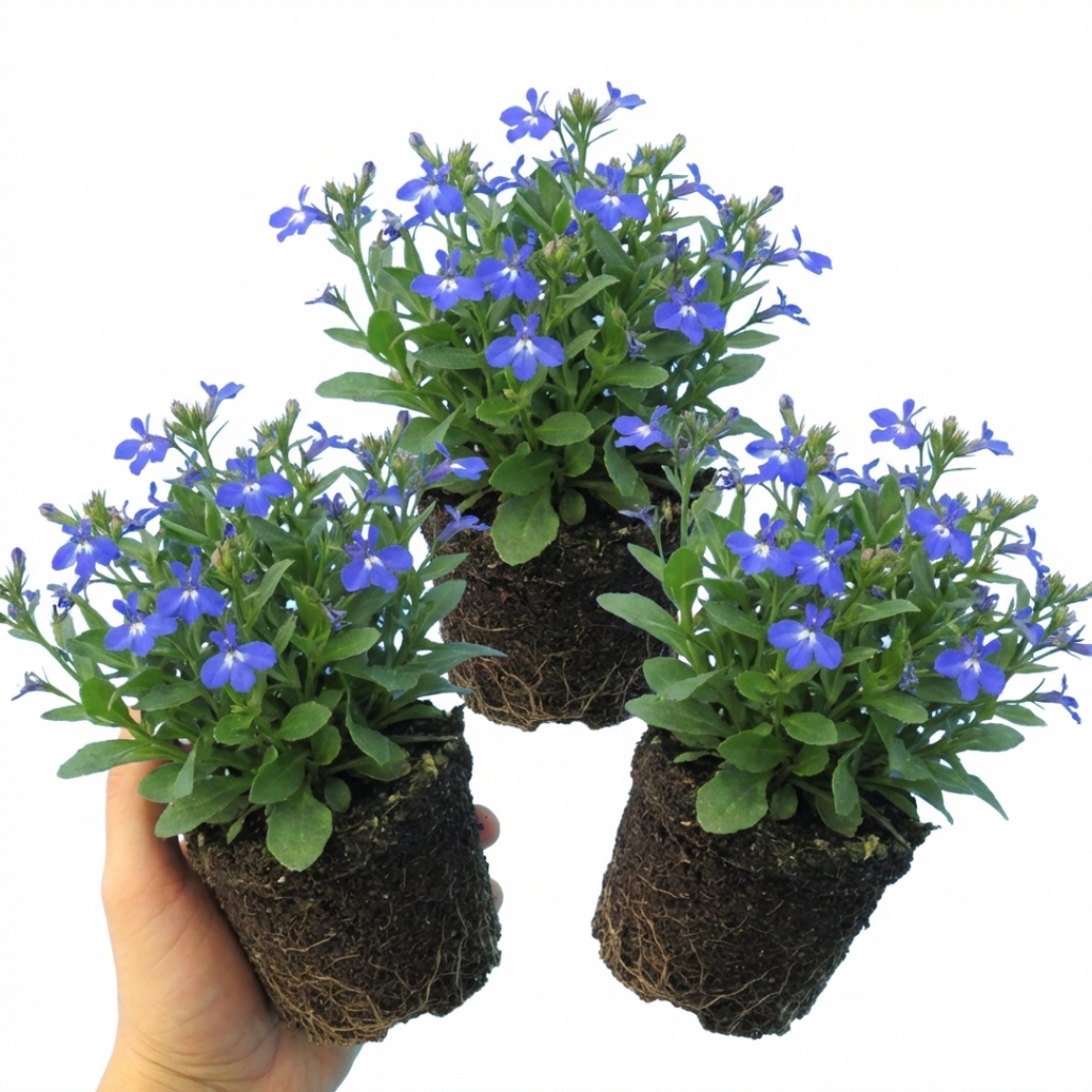 Lobelia ‘Sweet Springs Blue’ — Half-hardy Annual, 10.5cm Pot (Set of 3 or 6)