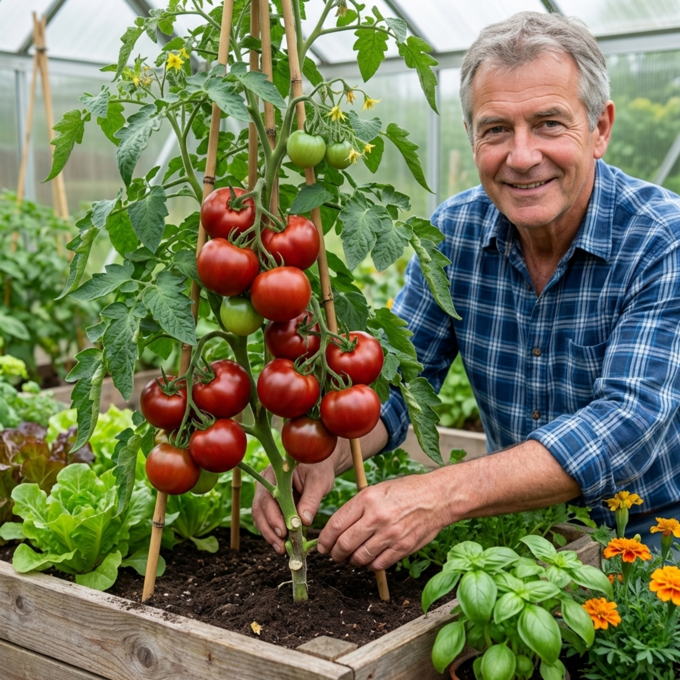 Tomato ‘Previa Tomato’ — Tender Annual Vegetable (grafted), 1L Pot (Set of 3 or 6)
