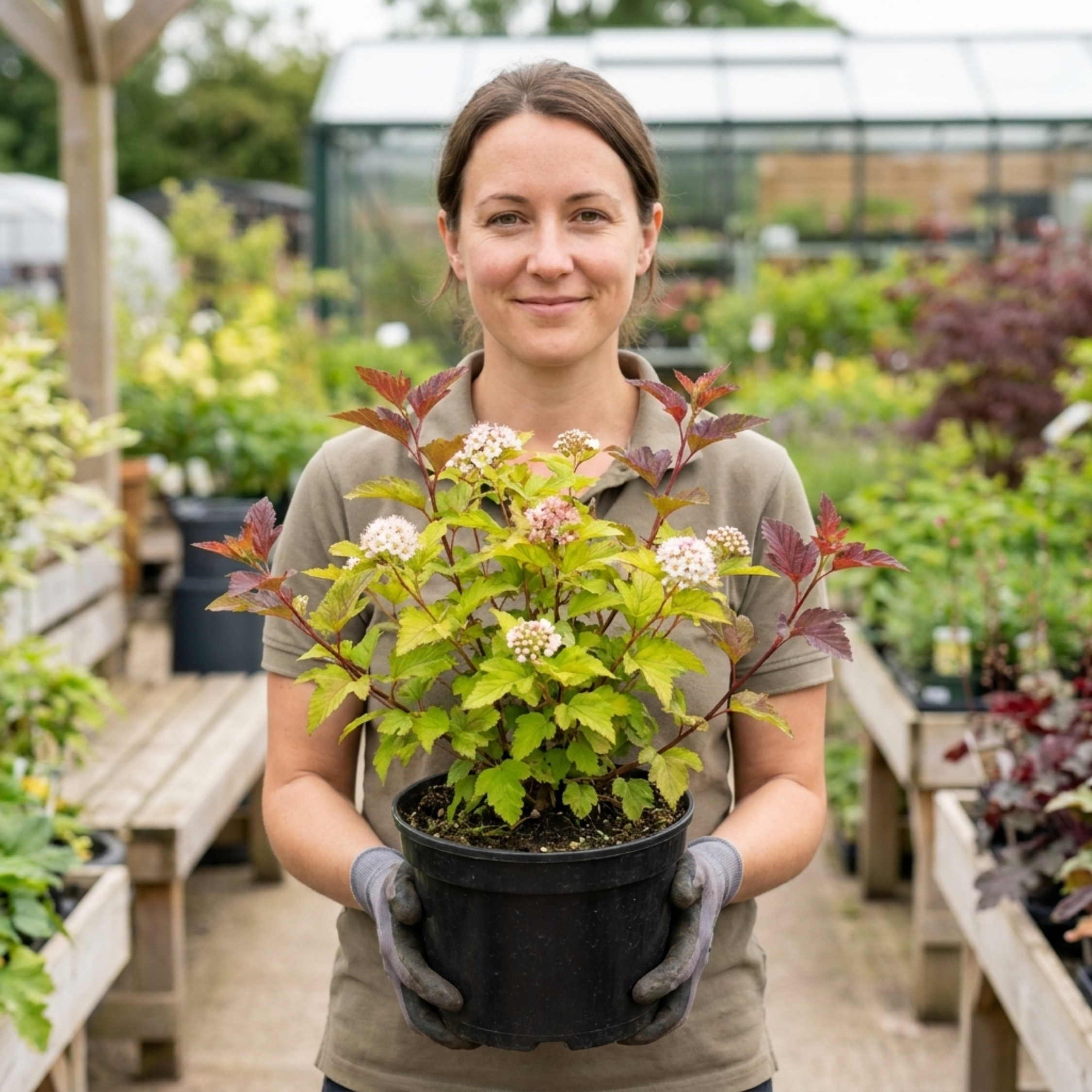 Physocarpus ‘Raspberry Lemonade’ — Deciduous Shrub, Bee-Friendly, 3L Pot