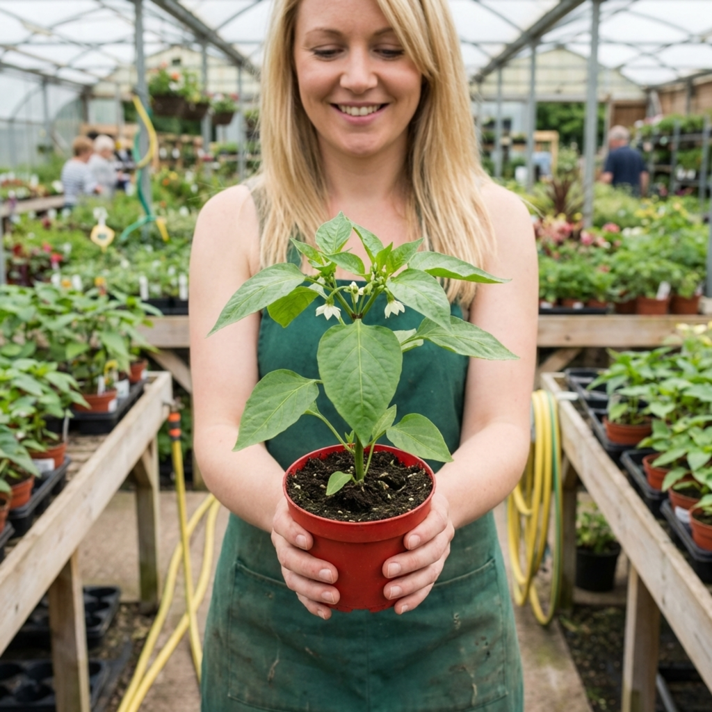 Sweet Pepper 'Red King' — Edible Annual, 10.5cm Pot (Set of 6)