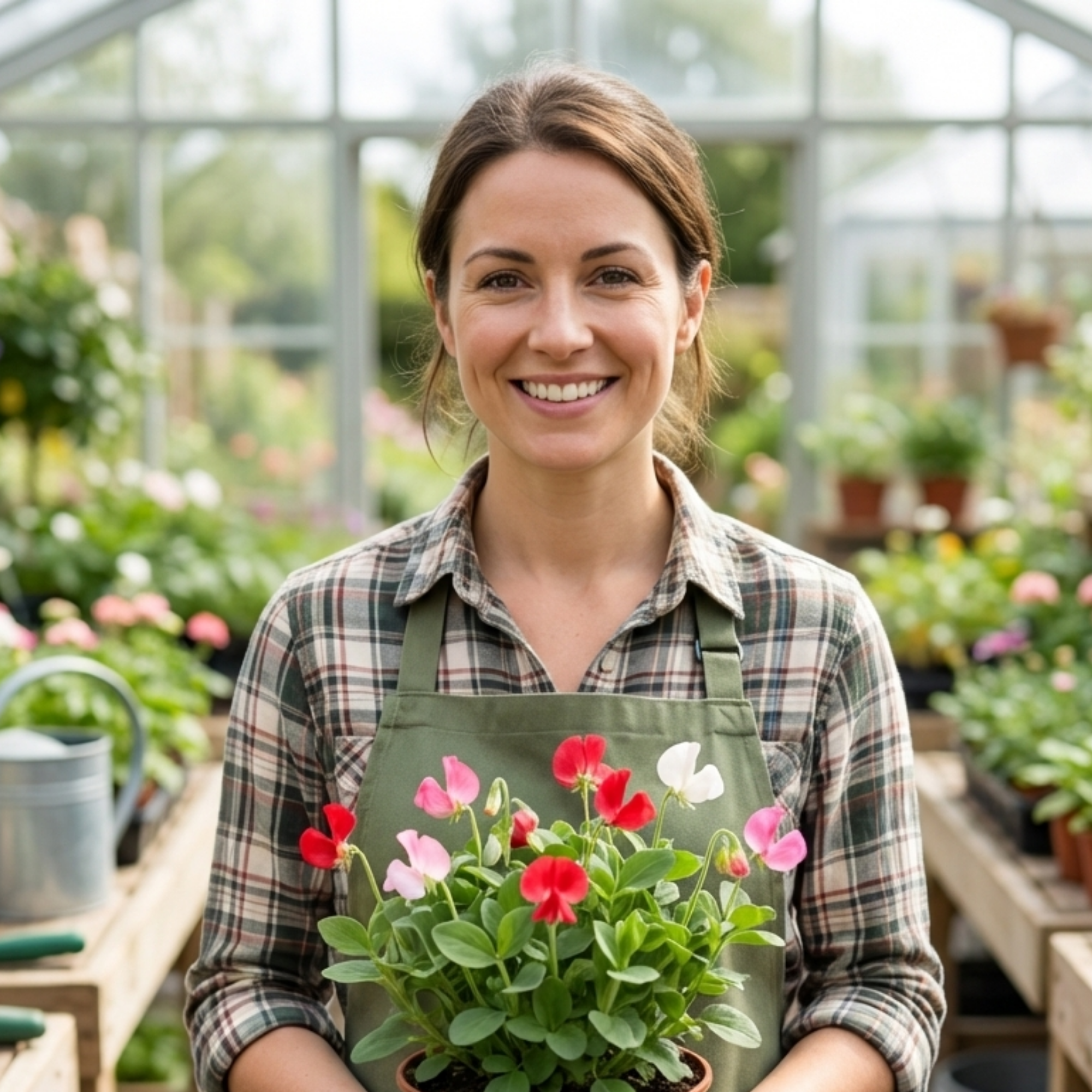Lathyrus ‘Little Sweetheart’ — Hardy Annual Climber, Bee-Friendly, 10.5cm Pot (Set of 3 or 6)