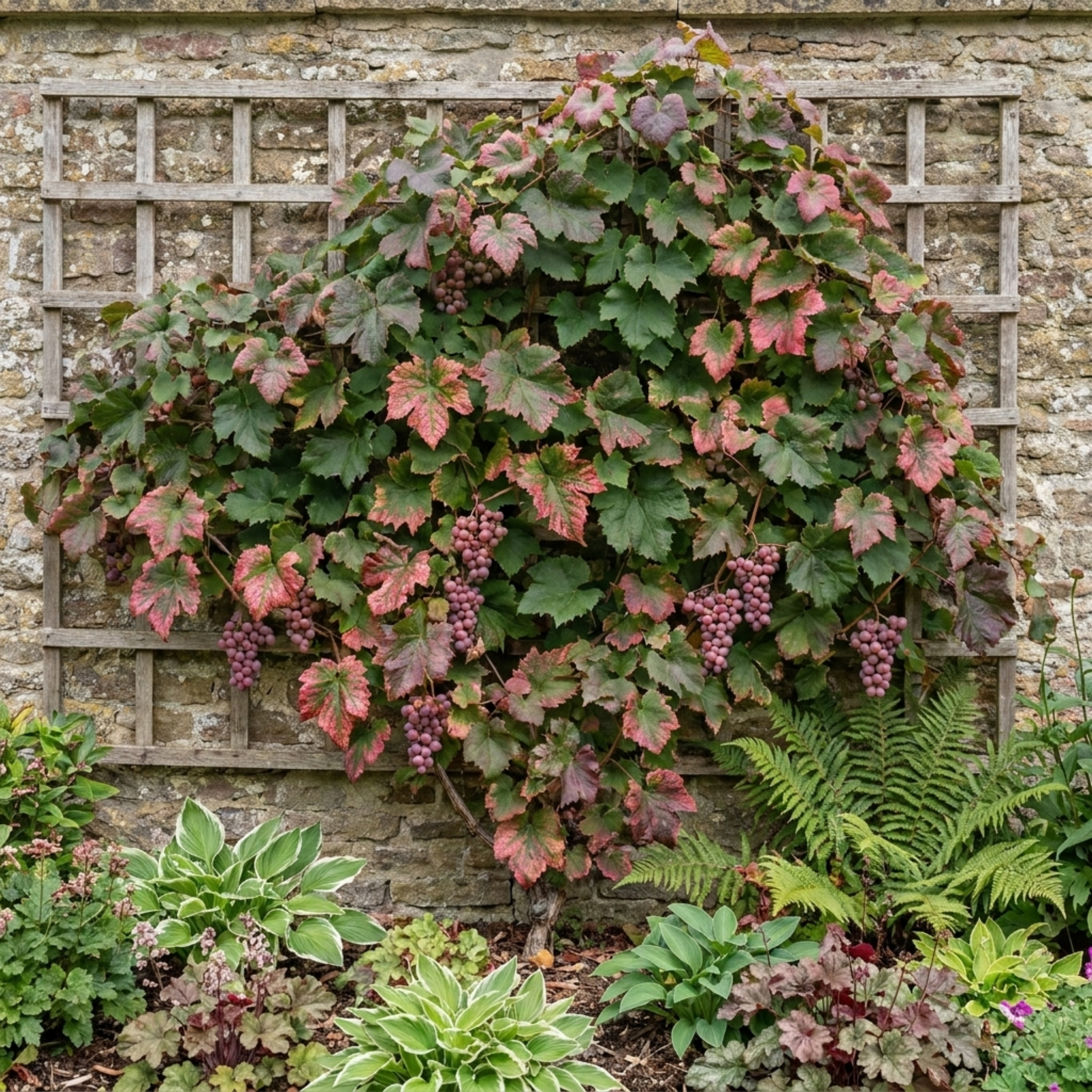 Grape ‘Vitis Supernova Pink’ — Deciduous Climbing Vine, 3L Pot