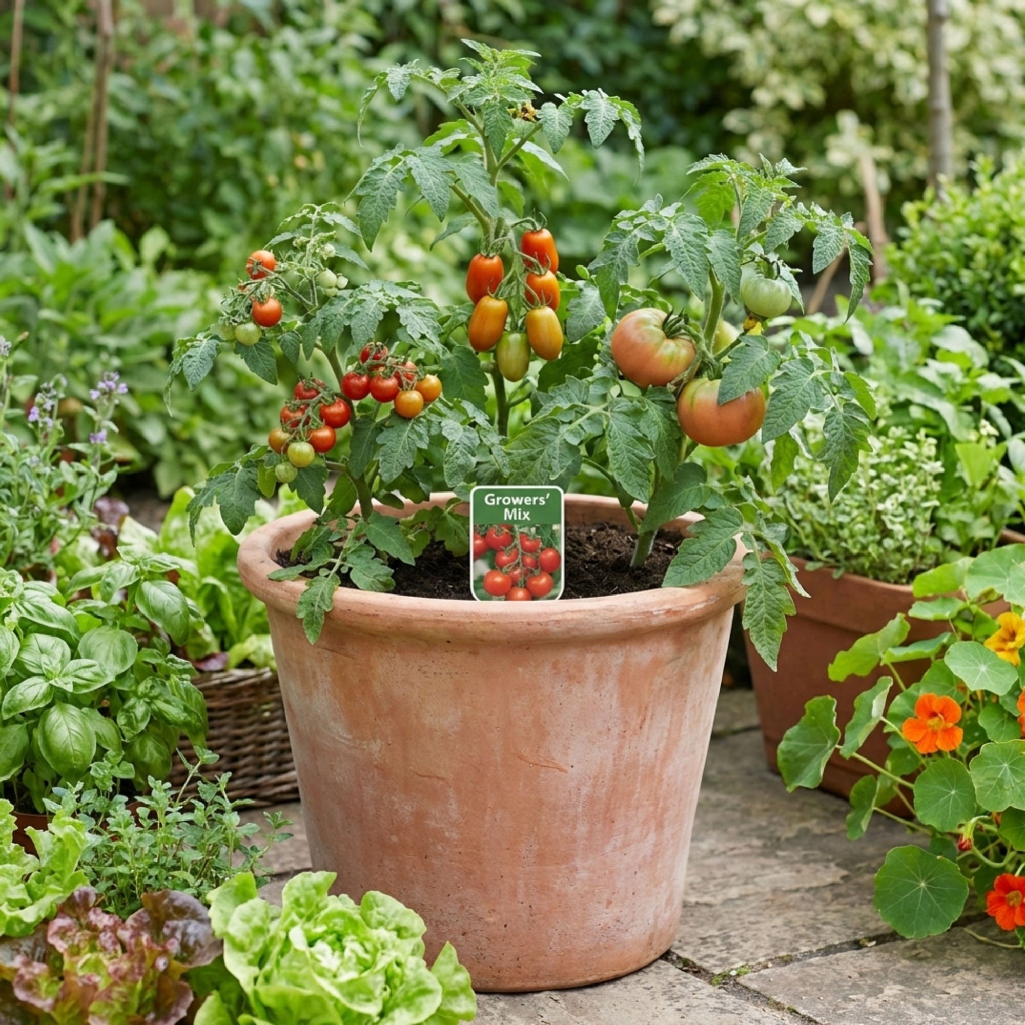 Tomato ‘Growers Selection’ — Fruit Plant / Tender Annual, 10.5cm Pot (Set of 3 or 6)