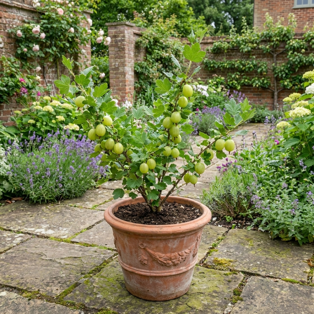 Gooseberry ‘Invicta’ — Hardy Deciduous Fruit Bush, 2L Pot