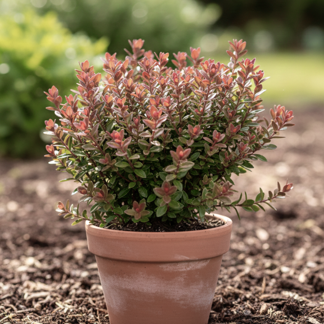 Hebe ‘Little Leaves Red’ — Hardy Shrub, 2L Pot
