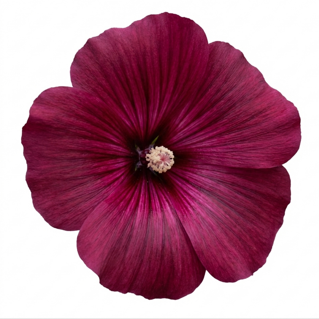 Lavatera ‘Burgundy Wine’ — Hardy Semi-evergreen Perennial Shrub, Bee-Friendly, 2L Pot