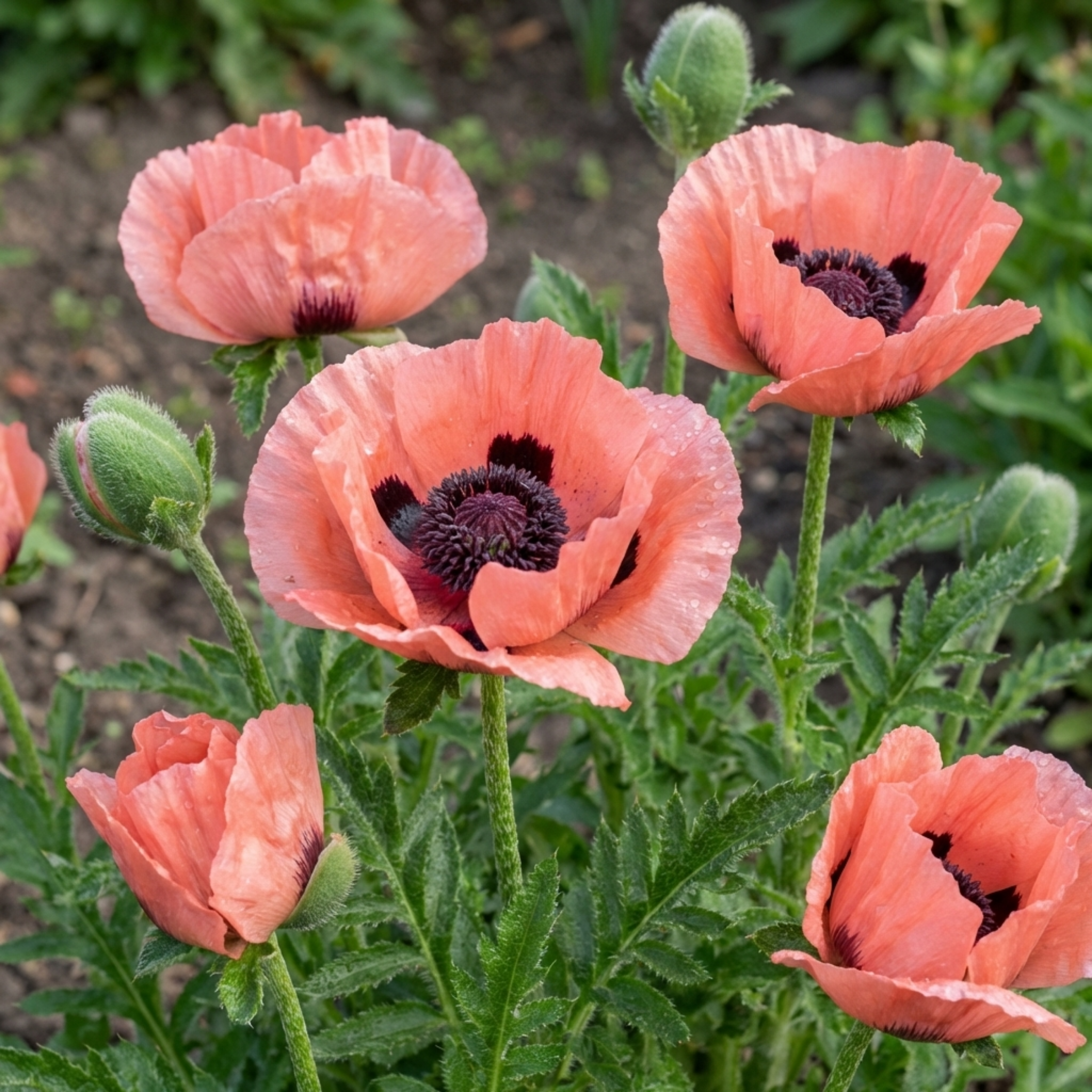 Papaver ‘Garden Gnome’ — Hardy Short-Lived Perennial, Bee-Friendly, 1L Pot (Set of 3 or 6)