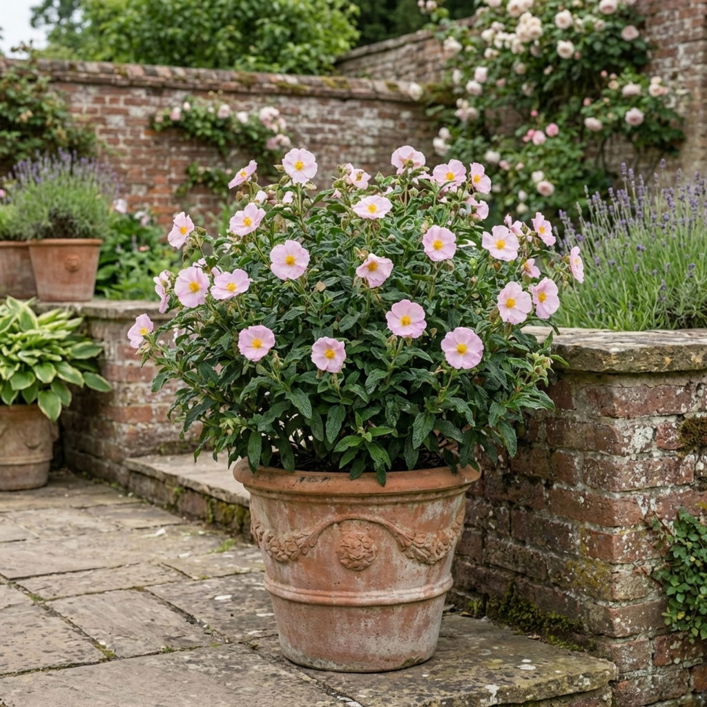 Cistus ‘Thrive Rock Rose’ — Hardy Evergreen Shrub, Bee-Friendly, 3L Pot