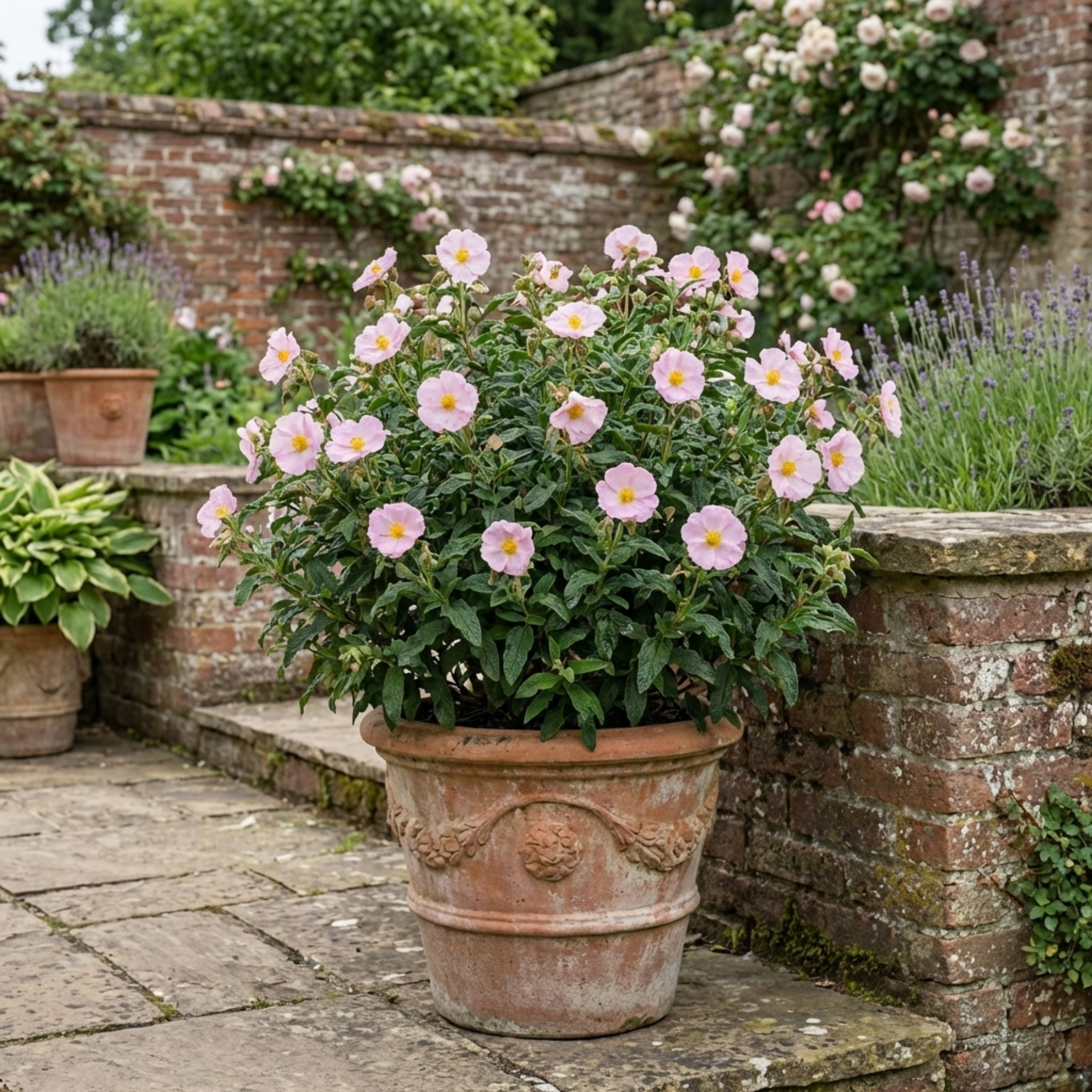 Cistus ‘Thrive Rock Rose’ — Hardy Evergreen Shrub, Bee-Friendly, 3L Pot