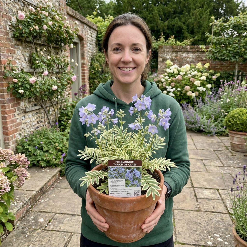 Polemonium ‘Touch of Class’ — Hardy Perennial, Bee-Friendly, 3L Pot