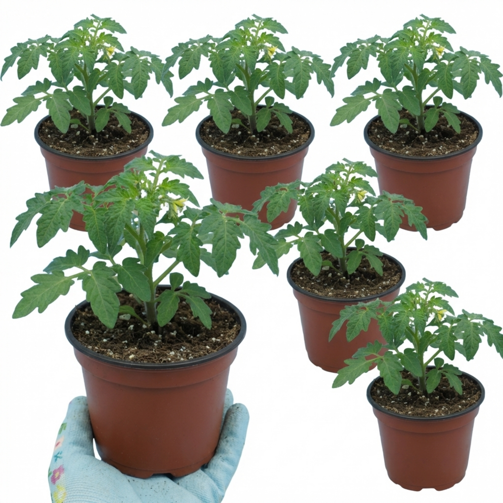 Tomato ‘Honeycomb’ — Fruit Plant / Tender Annual, 10.5cm Pot (Set of 3 or 6)