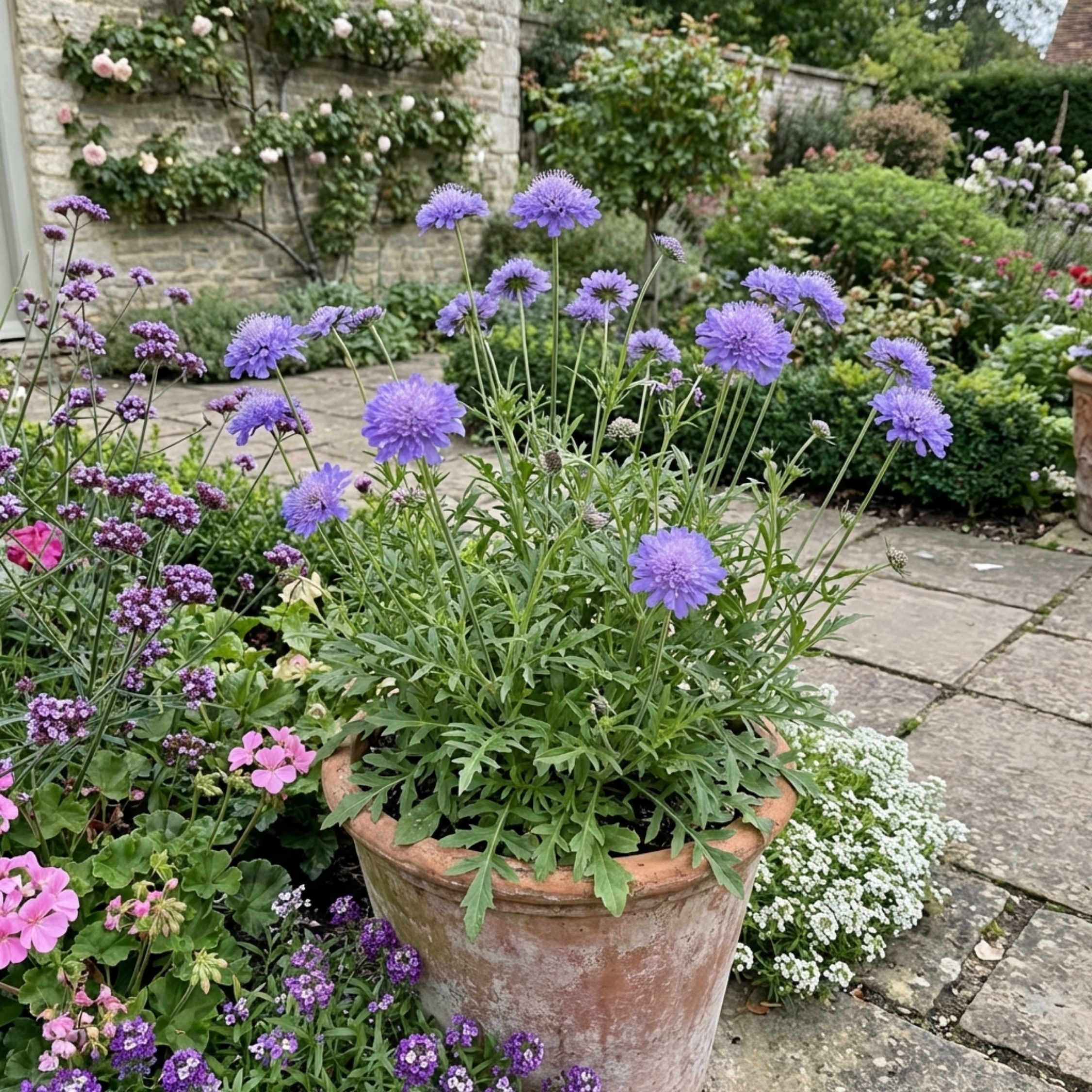 Scabious ‘Blue Note’ — Hardy Perennial, Bee-Friendly, 1L Pot (Set of 3 or 6)