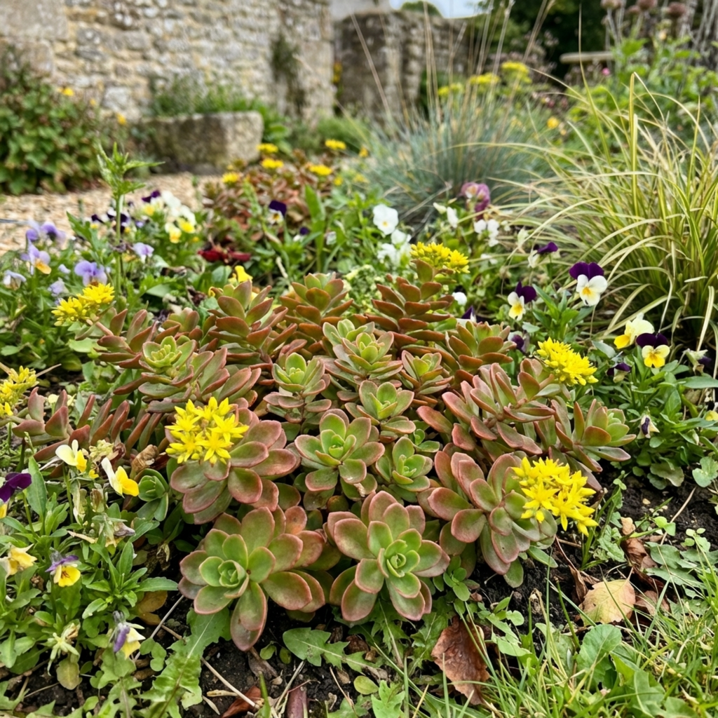 Sedum ‘Oreganum Stonecrop’ — Indoor Plant, Bee-Friendly, 1L Pot (Set of 3 or 6)