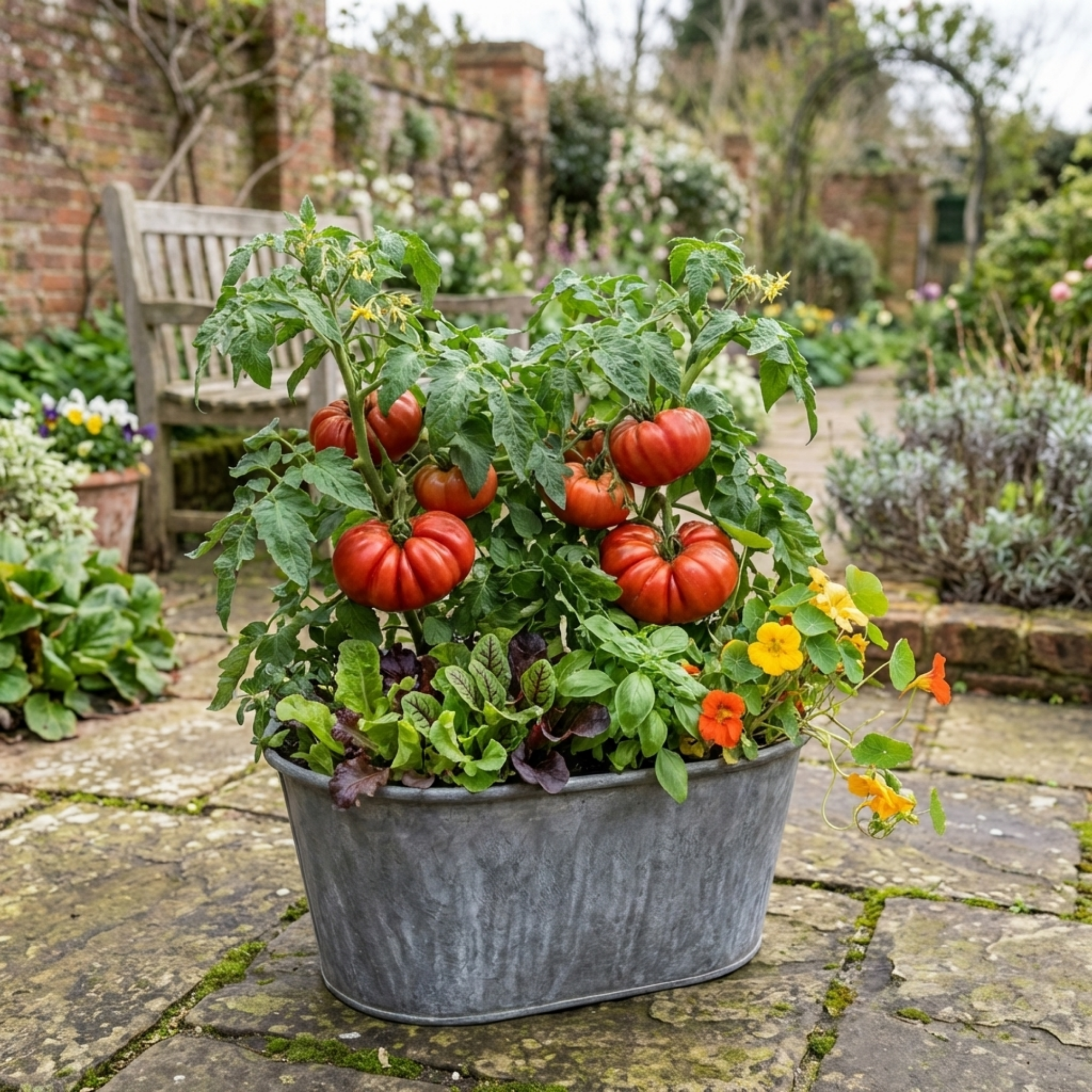 Tomato ‘Supersteak’ — Fruit Plant / Tender Annual, 10.5cm Pot (Set of 3 or 6)