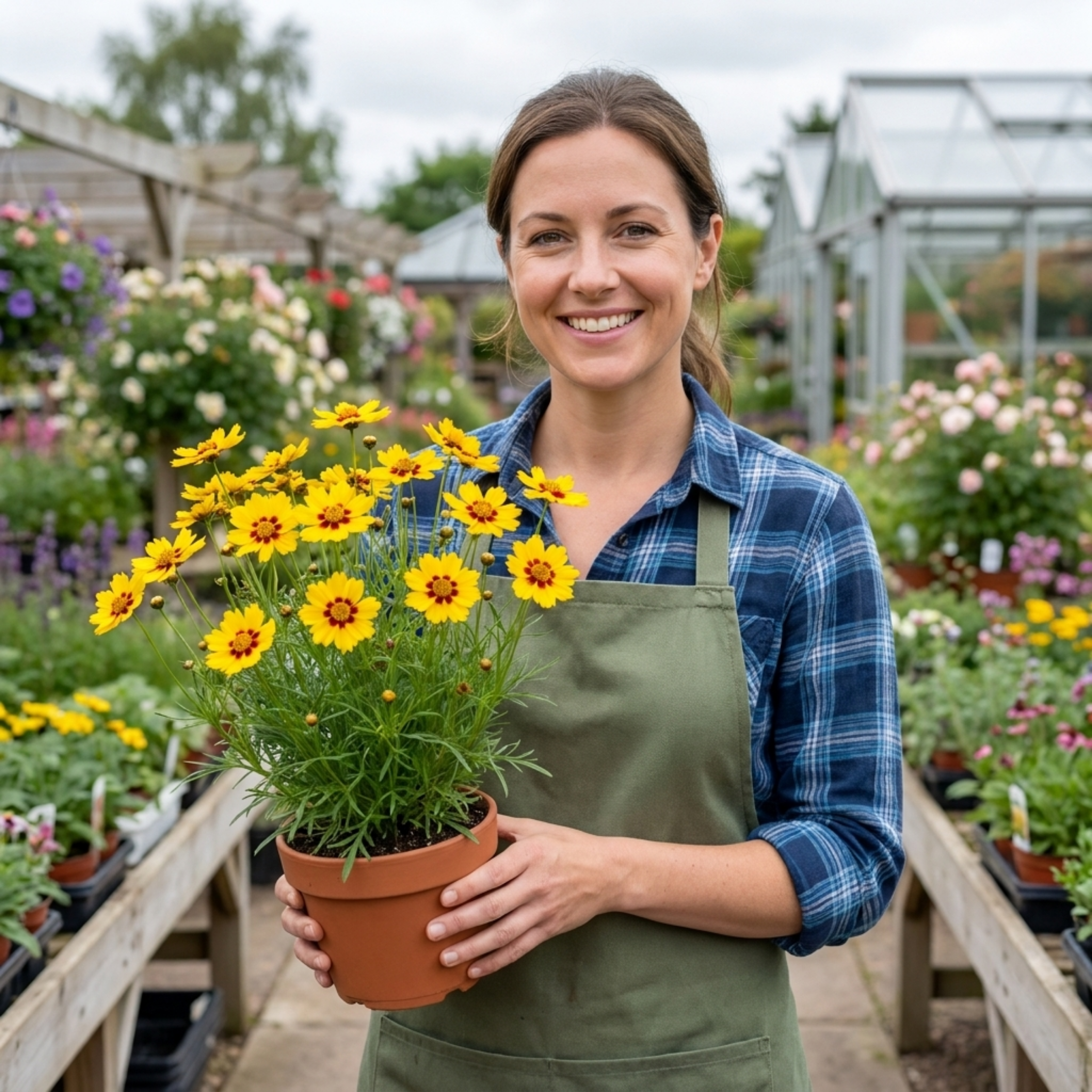 Coreopsis ‘Sunfire’ — Hardy Perennial, Bee-Friendly, 1L Pot (Set of 3 or 6)
