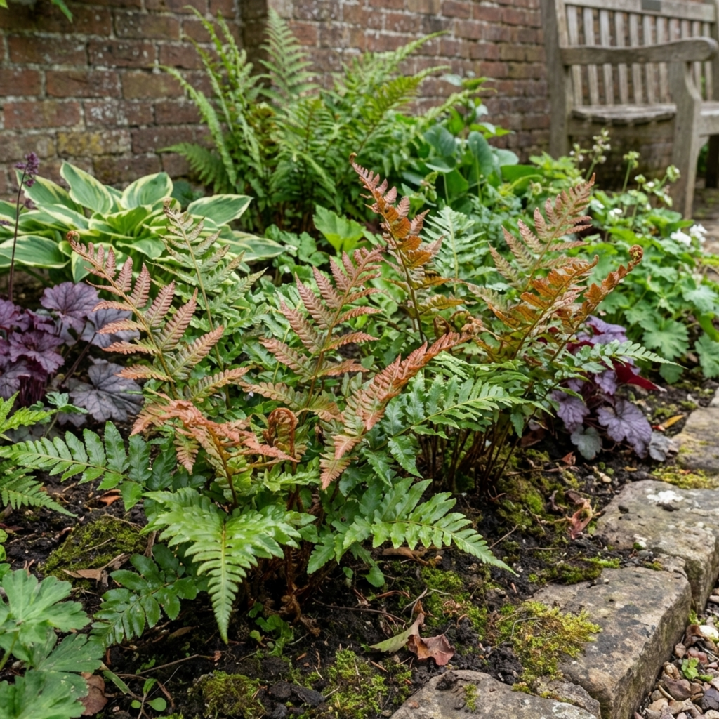 Japanese ‘Shield’ — Semi-evergreen Perennial Fern, 1L Pot (Set of 3 or 6)
