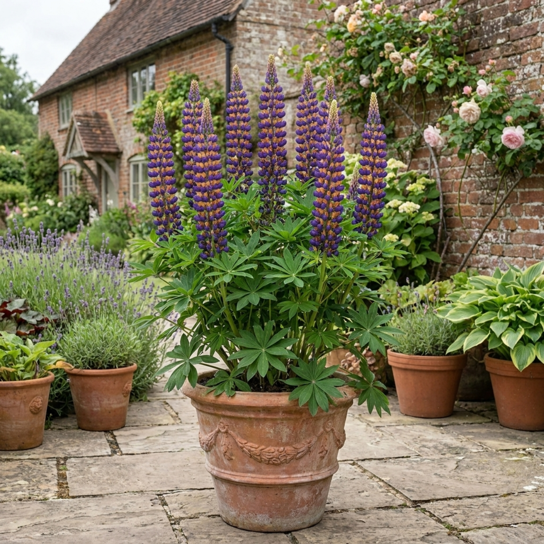 Lupin ‘Persian Slipper’ — Hardy Perennial, Bee-Friendly, 3L Pot