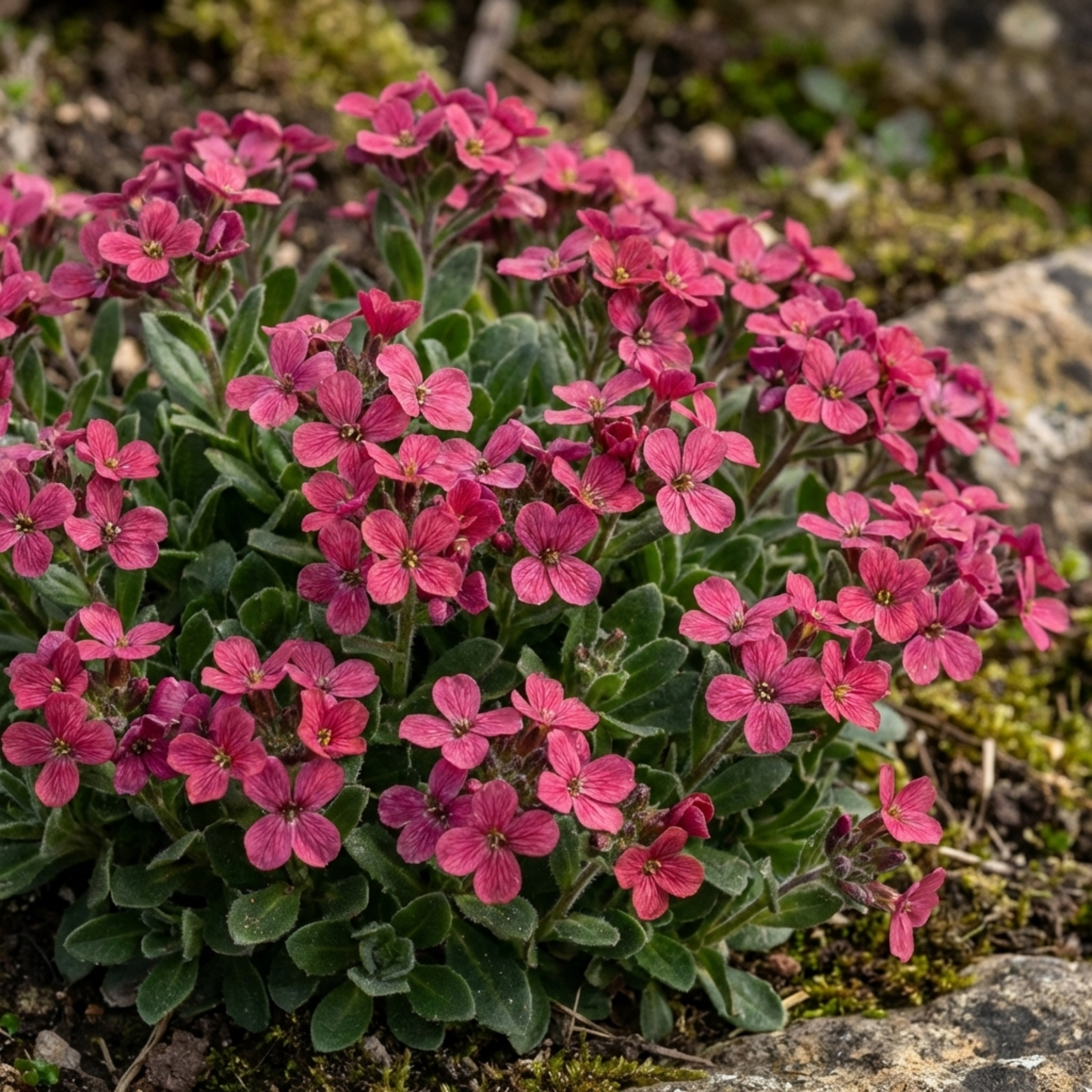 Arabis ‘Barranca Deep Rose’ — Evergreen Alpine Perennial, 1L Pot (Set of 3 or 6)