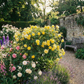 Rose 'Yellow Bush' — Deciduous Shrub, Bee-Friendly, 3L Pot