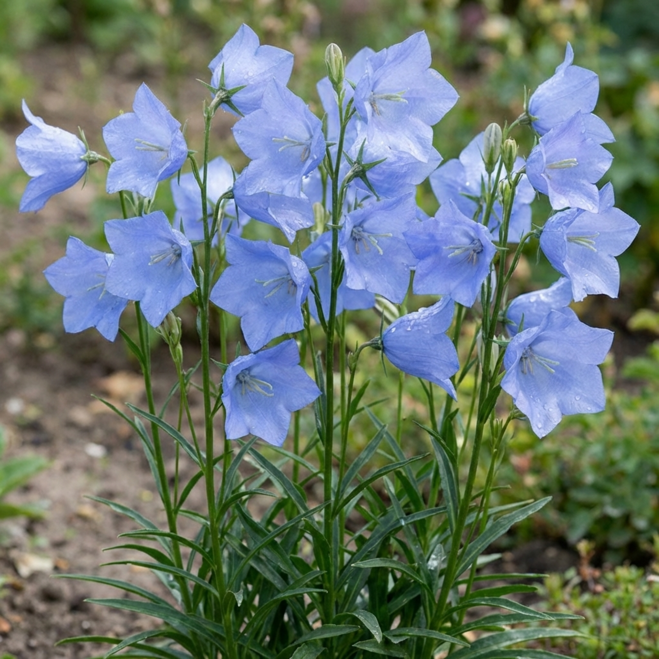 Campanula ‘Persicifolia Caerulea’ — Herbaceous Perennial, Bee-Friendly, 1L Pot