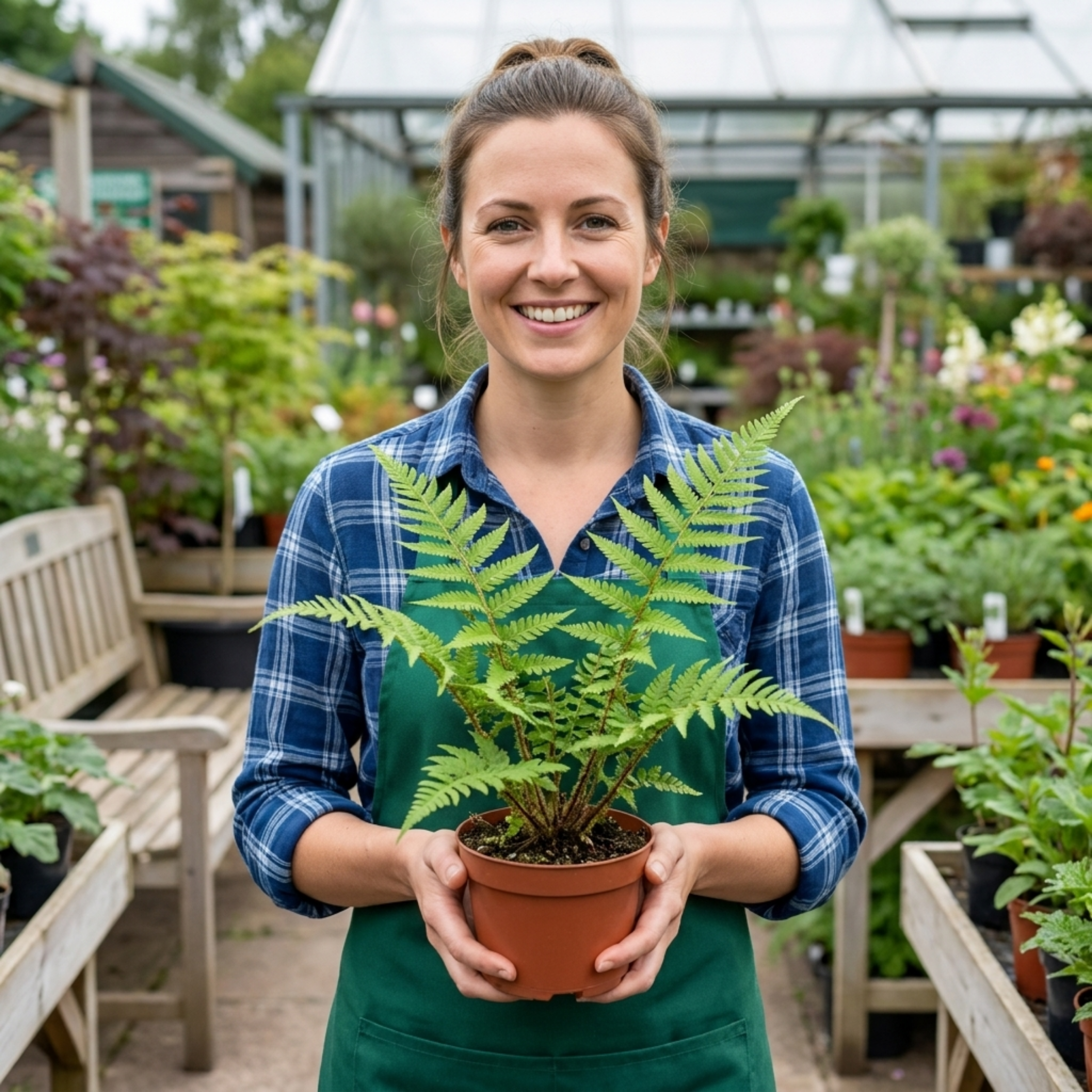 Scaly ‘Male’ — Hardy Evergreen Perennial Fern, 1L Pot