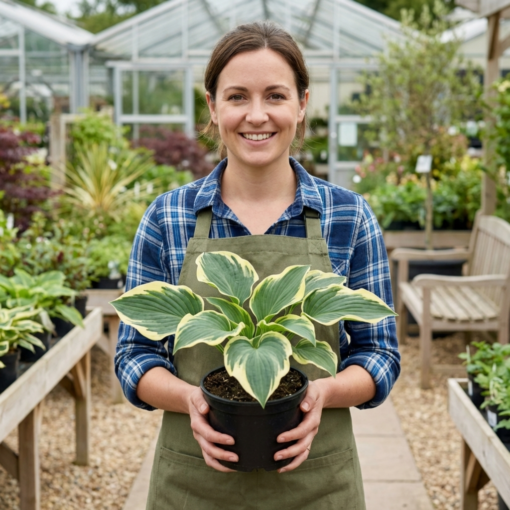 Hosta 'Atlantis' — Plantain Lily, Hardy Perennial, 1L Pot (Set of 3 or 6)