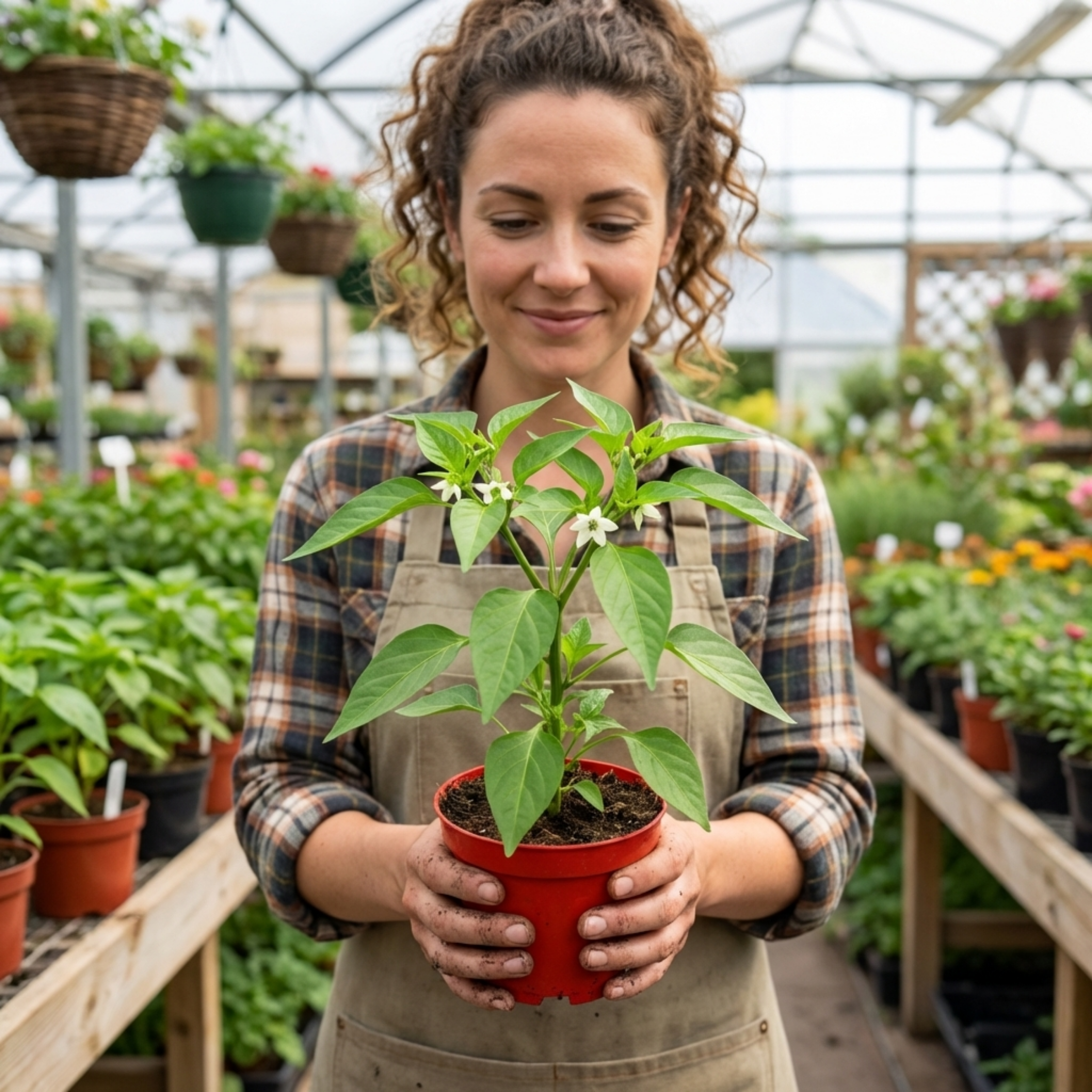 Chilli 'Scotch Bonnet' — Edible Annual, 10.5cm Pot (Set of 3 or 6)