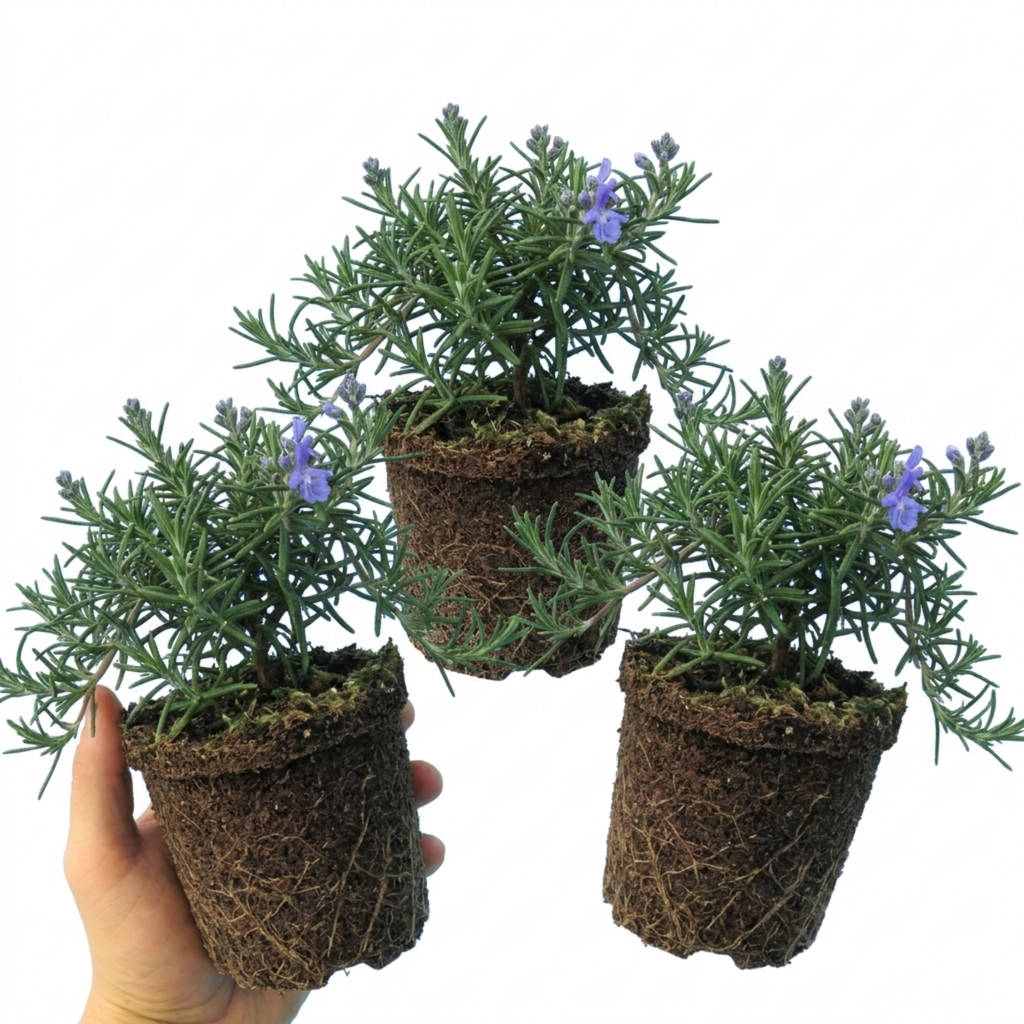 Salvia ‘Blue Rain’ — Hardy Evergreen Shrub / Herb, Bee-Friendly, 1L Pot (Set of 3 or 6)