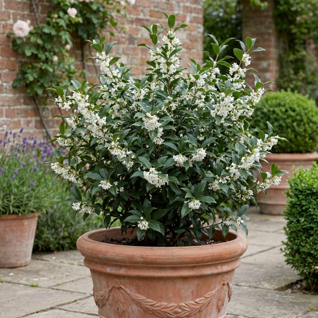 Osmanthus ‘Delavayi’ — Evergreen Shrub, Bee-Friendly, 19cm Pot