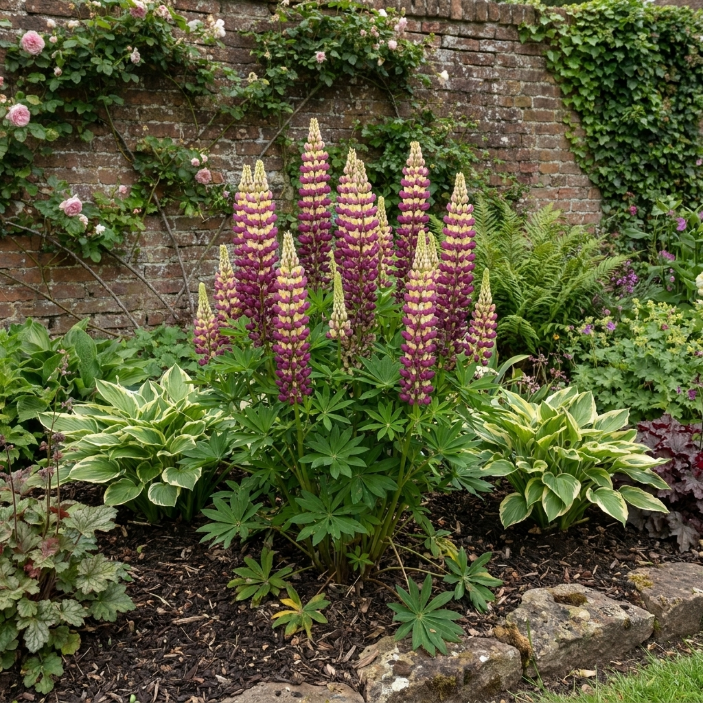Lupin ‘Manhattan Lights’ — Herbaceous Perennial, Bee-Friendly, 3L Pot