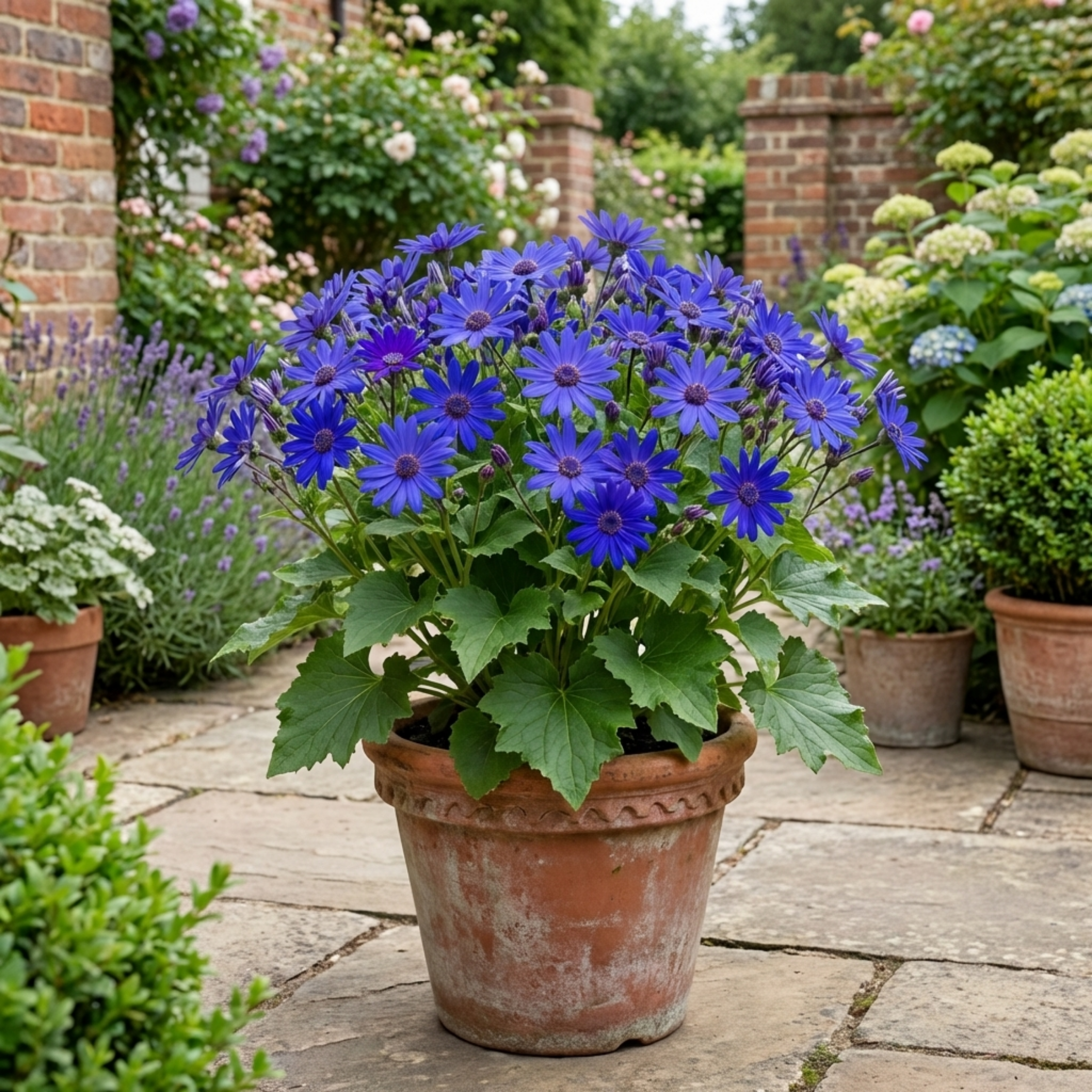 Senetti ‘Deep Blue Pericallis Flowering’ — Bedding Plant, Bee-Friendly, 6.5L Pot