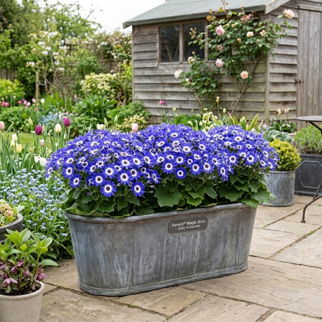 Senetti 'Magic Blue' — Bedding Plant, Bee-Friendly, 2L Pot