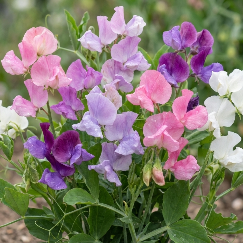 Lathyrus ‘Cupid’ — Hardy Annual Climber, Bee-Friendly, 10.5cm Pot (Set of 3 or 6)