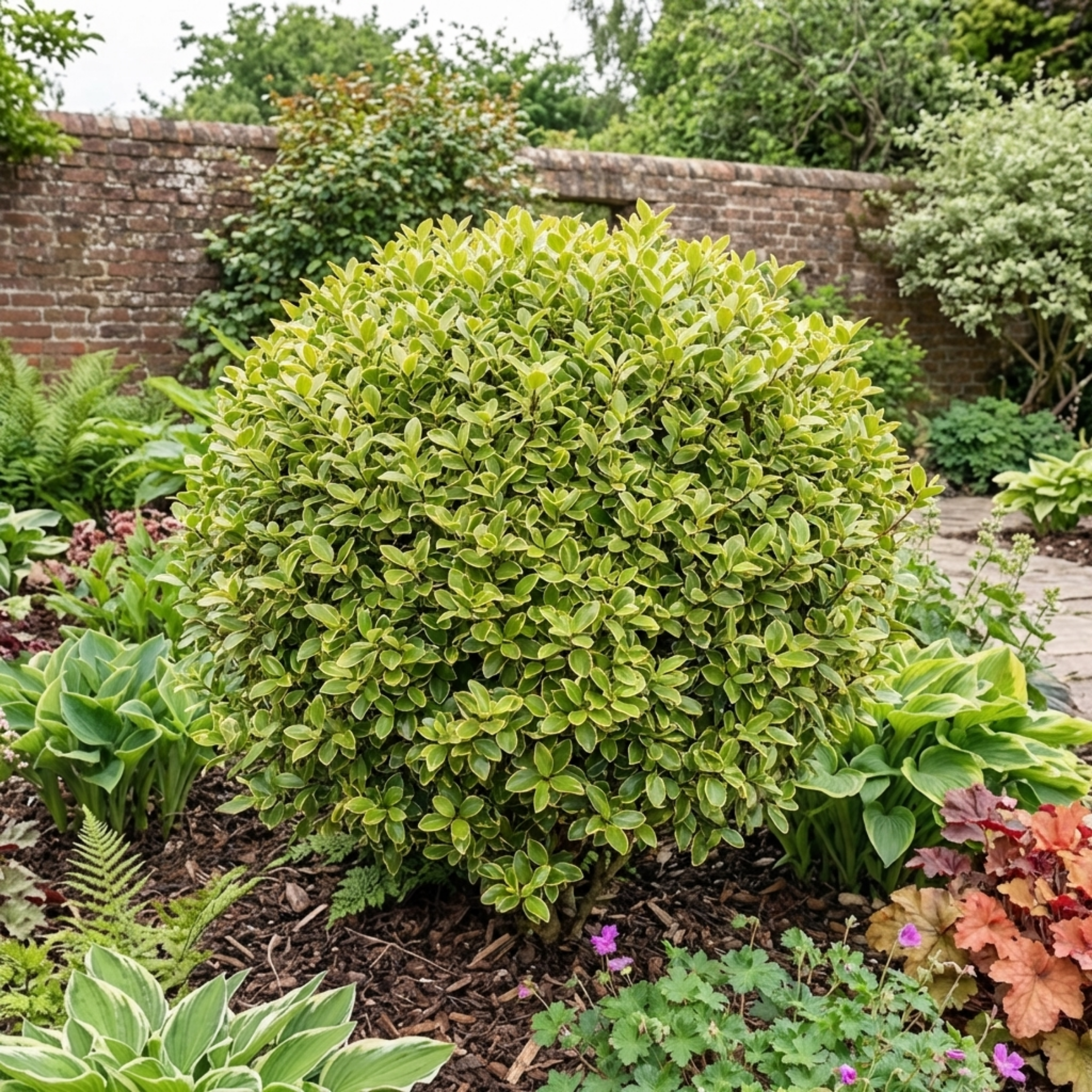Pittosporum ‘Tenuifolium Golden Ball’ — Evergreen Shrub, Bee-Friendly, 3L Pot