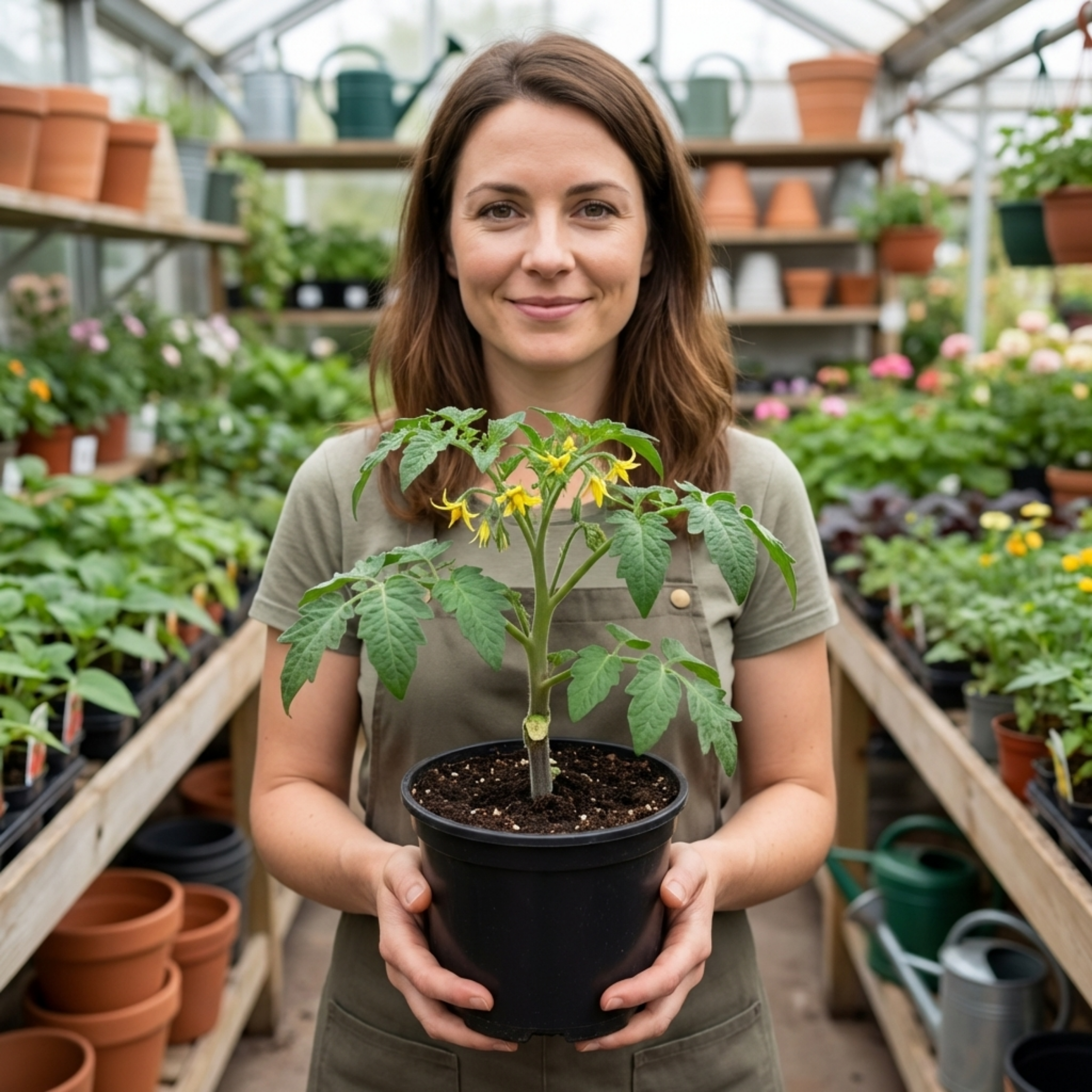 Tomato ‘Stargold Cherry Tomato’ — Tender Annual (grafted), 1L Pot (Set of 3 or 6)