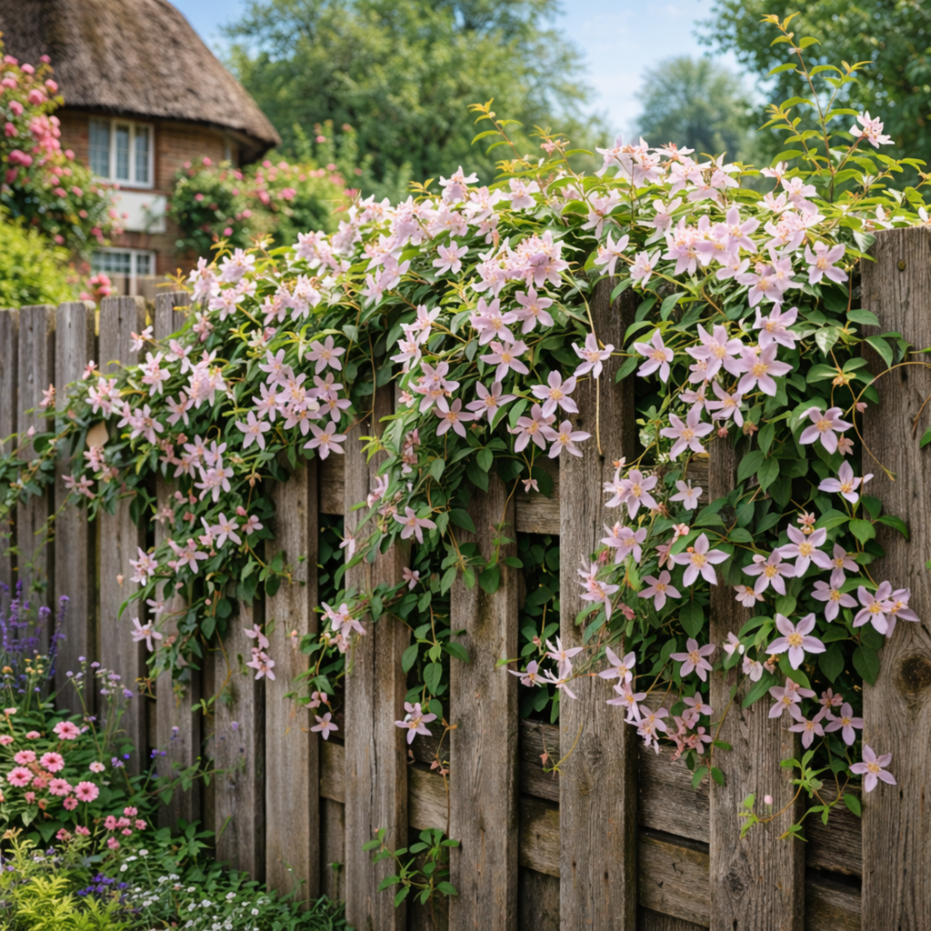 Jasminum × stephanense — Pink-Flowering Summer Jasmine, Bee-Friendly, 2L Pot