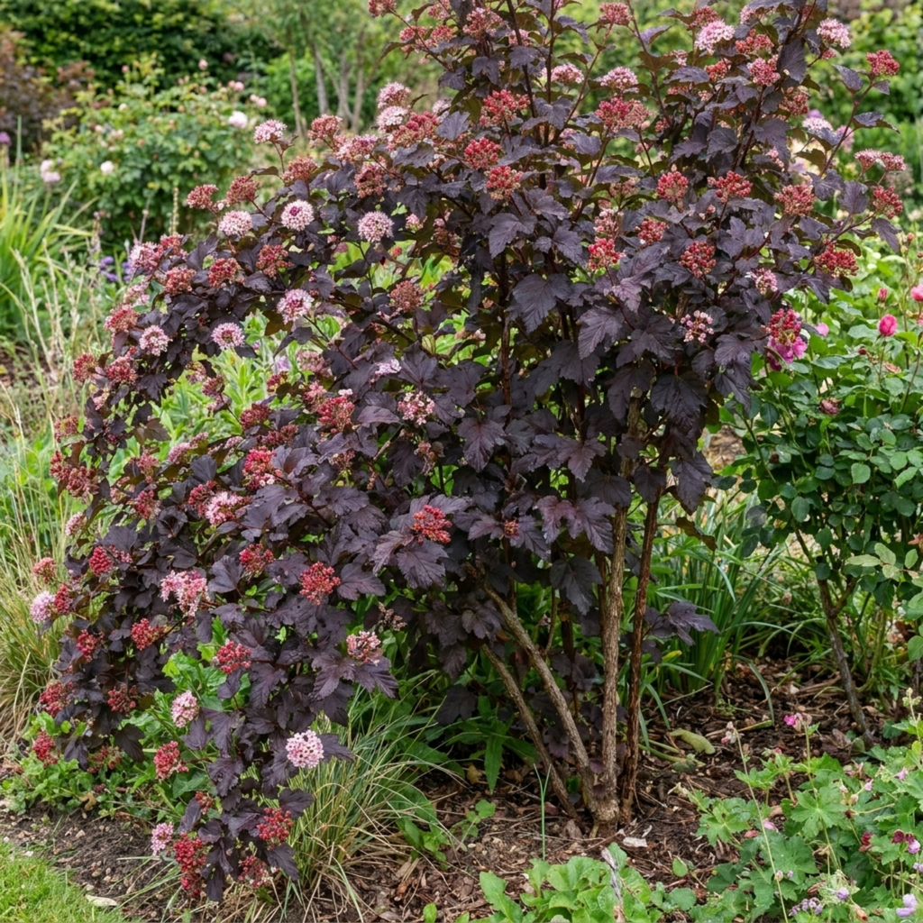 Physocarpus ‘Diabolo’ — Hardy Deciduous Shrub, Bee-Friendly, 3L Pot