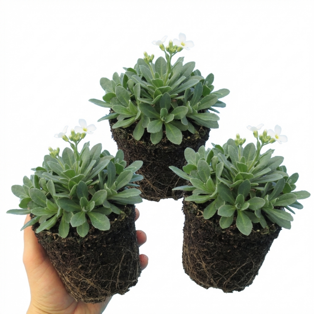 Arabis ‘Aubris White’ — Evergreen Alpine Perennial, 1L Pot (Set of 3 or 6)