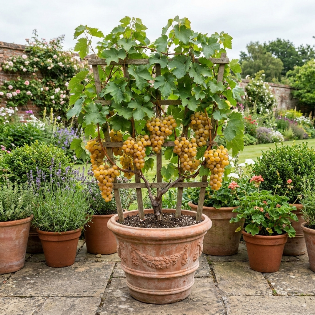 Vitis ‘Sulima White’ — Hardy Deciduous Climber, 3L Pot