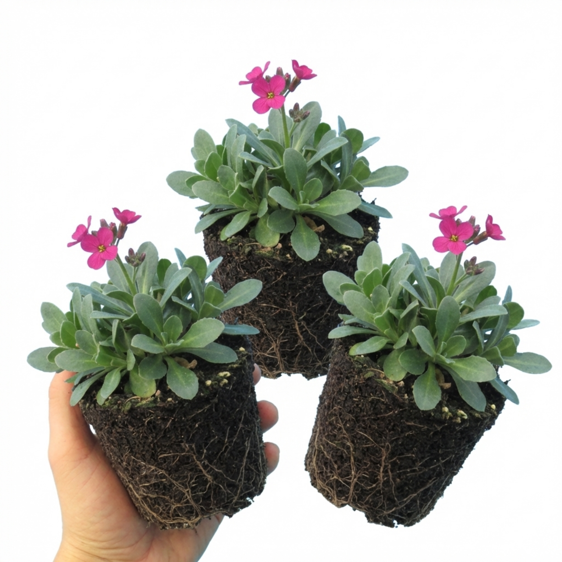 Arabis ‘Aubris Deep Rose’ — Evergreen Alpine Perennial, 1L Pot (Set of 3 or 6)