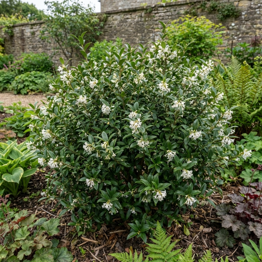 Osmanthus ‘Burkwoodii’ — Evergreen Shrub, Bee-Friendly, 3L Pot