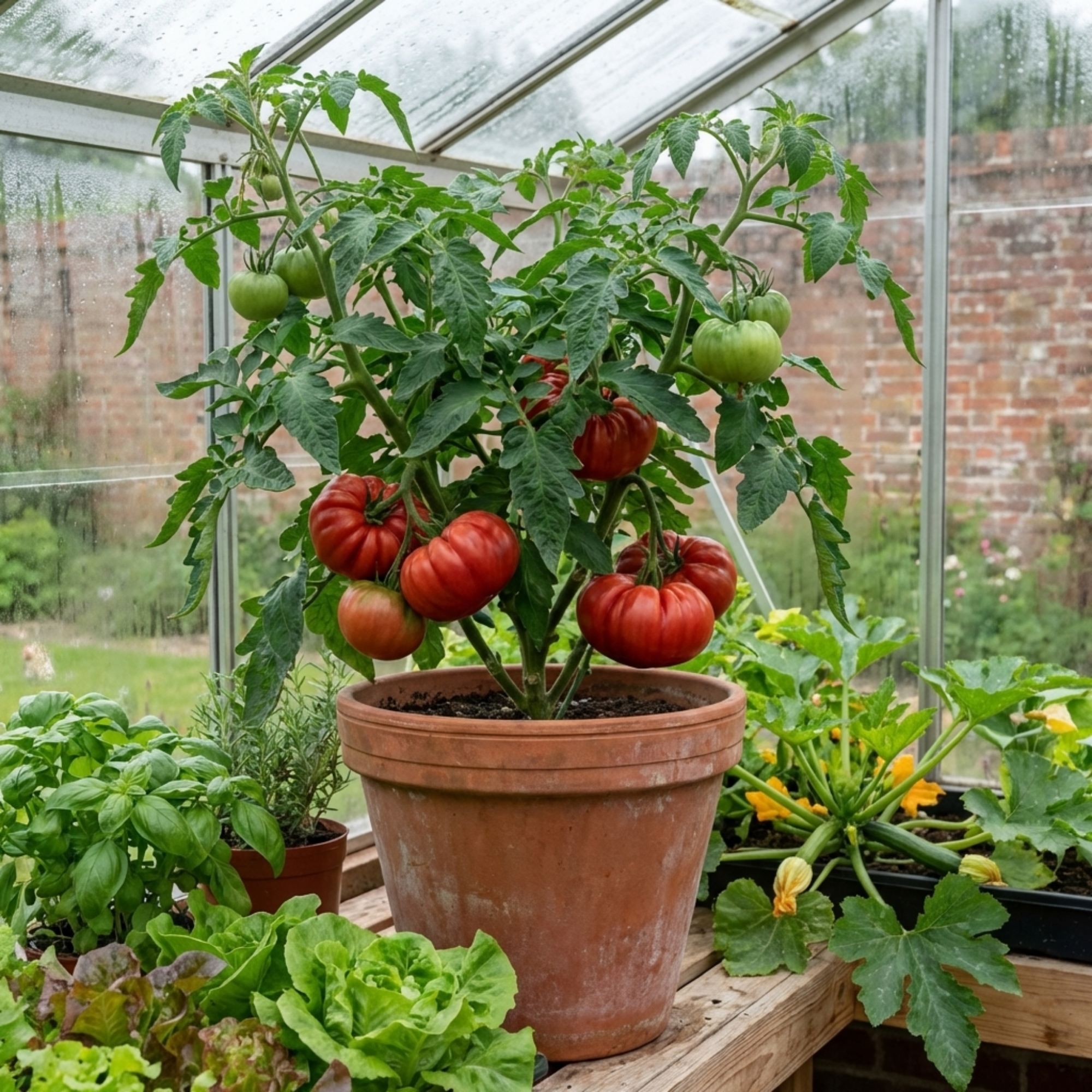 Tomato 'Bush Steak Megabyte' — Tender Annual Fruit, 10.5cm Pot (Set of 3 or 6)