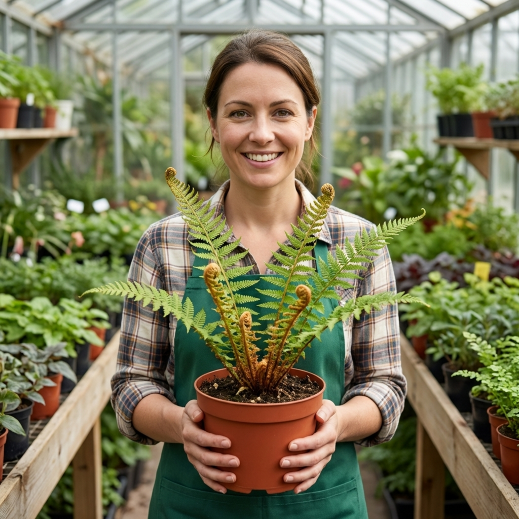 Dryopteris affinis 'Montana' — Male Fern, Hardy Semi-Evergreen, 1L Pot (Set of 3 or 6)