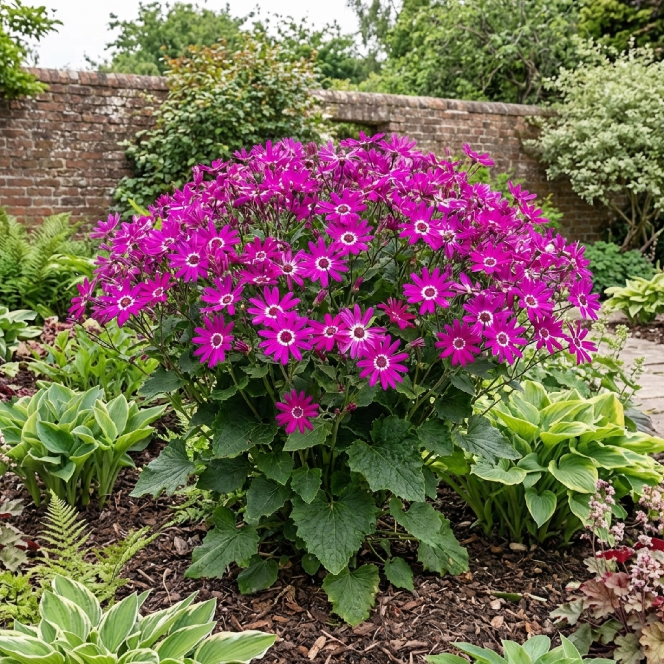 Senetti ‘Pericallis Pop Magenta Live’ — Bedding Plant, Bee-Friendly, 17cm Pot